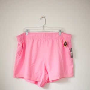 Athletic work 3xl work out shorts 5” inseam with liner NWT light pink